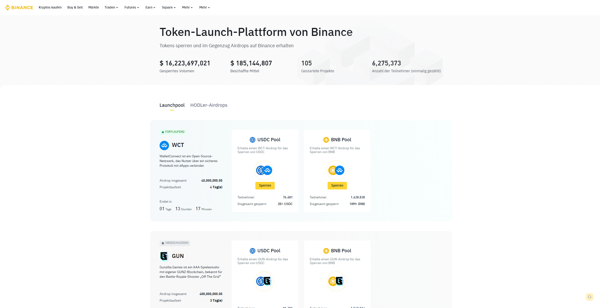 Binance Launchpad