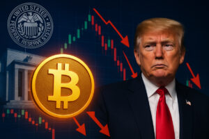 Bitcoin steigt leicht nachdem die FED Zinssenkungen andeutet und Krypto für Banken erlaubt