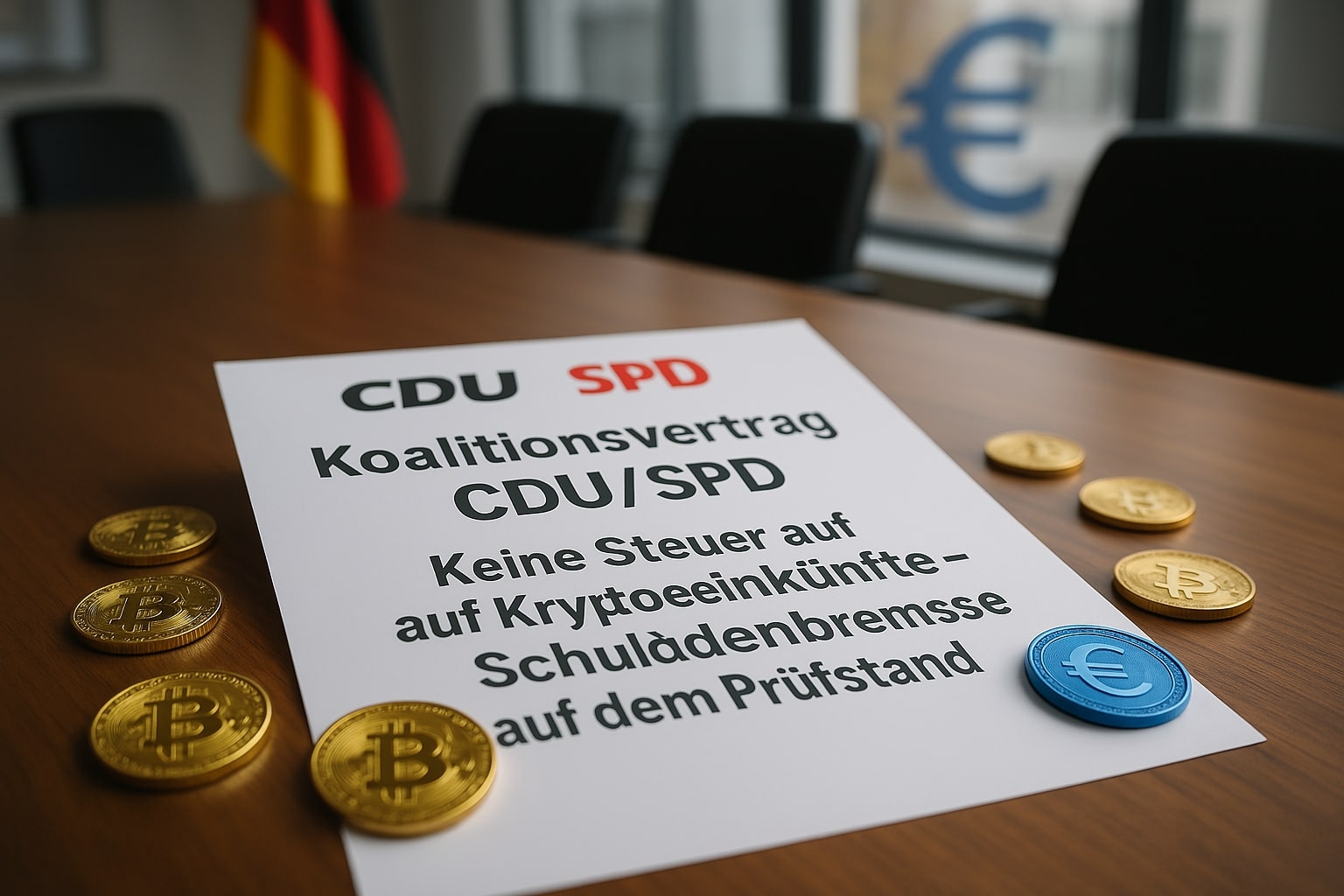 Koalitionsvertrag: CDU/SPD prüfen Krypto-Regulierung und unterstützen digitalen Euro