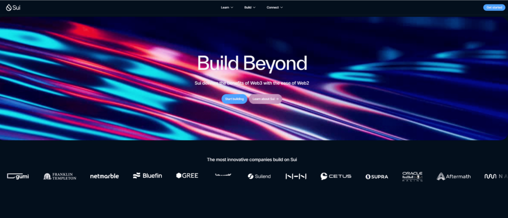 Sui Homepage