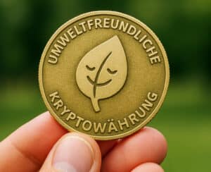 Grüne Krypto Coins