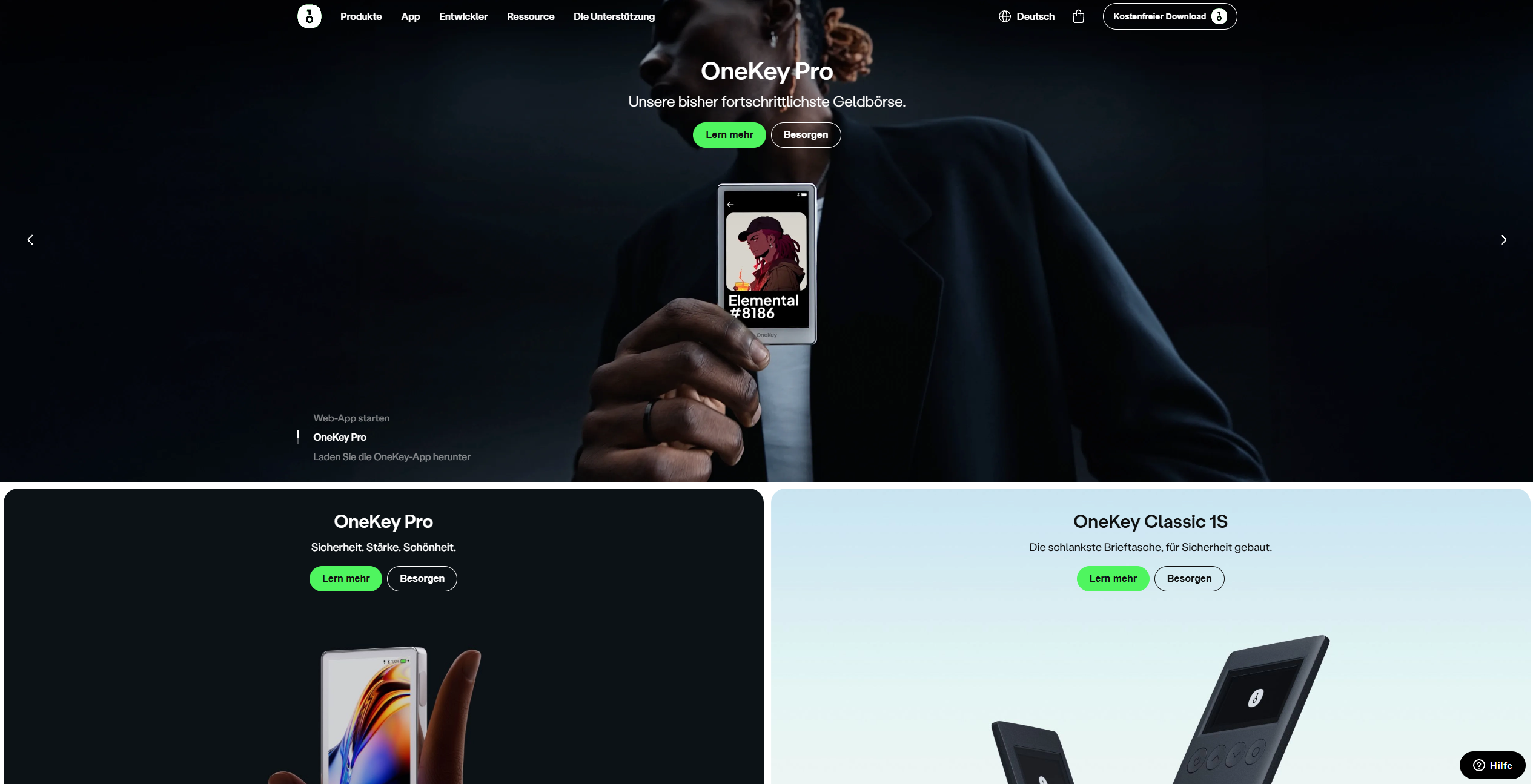 onekey pro homepage