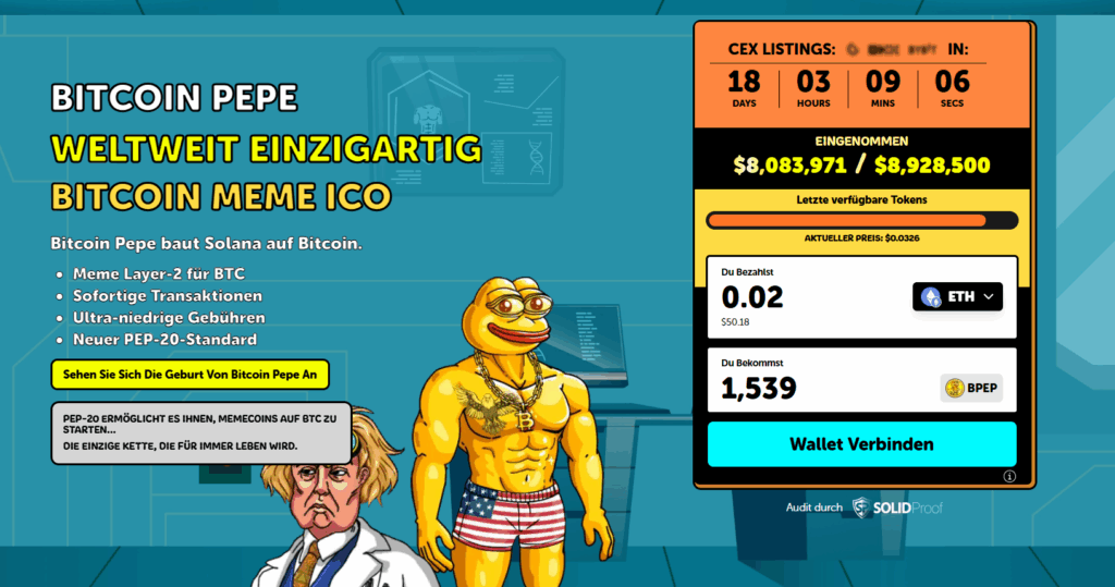 Bitcoin Pepe kaufen