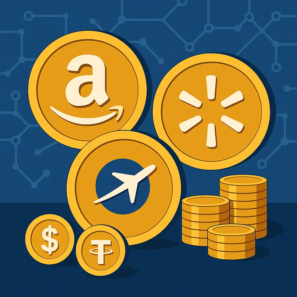 Amazon, Walmart und Expedia erwägen die Ausgabe eigener Stablecoins