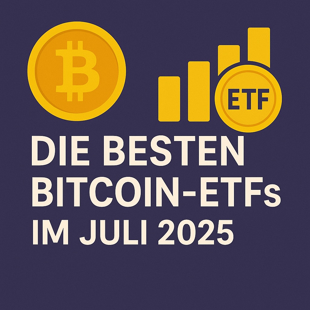Die besten Bitcoin-ETFs im Juli 2025 mit Marktkapitalisierung