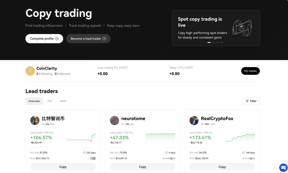 okx copy trading
