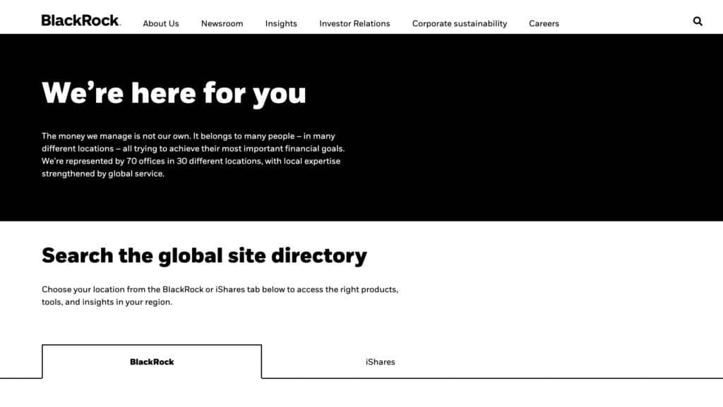 Blackrock-homepage