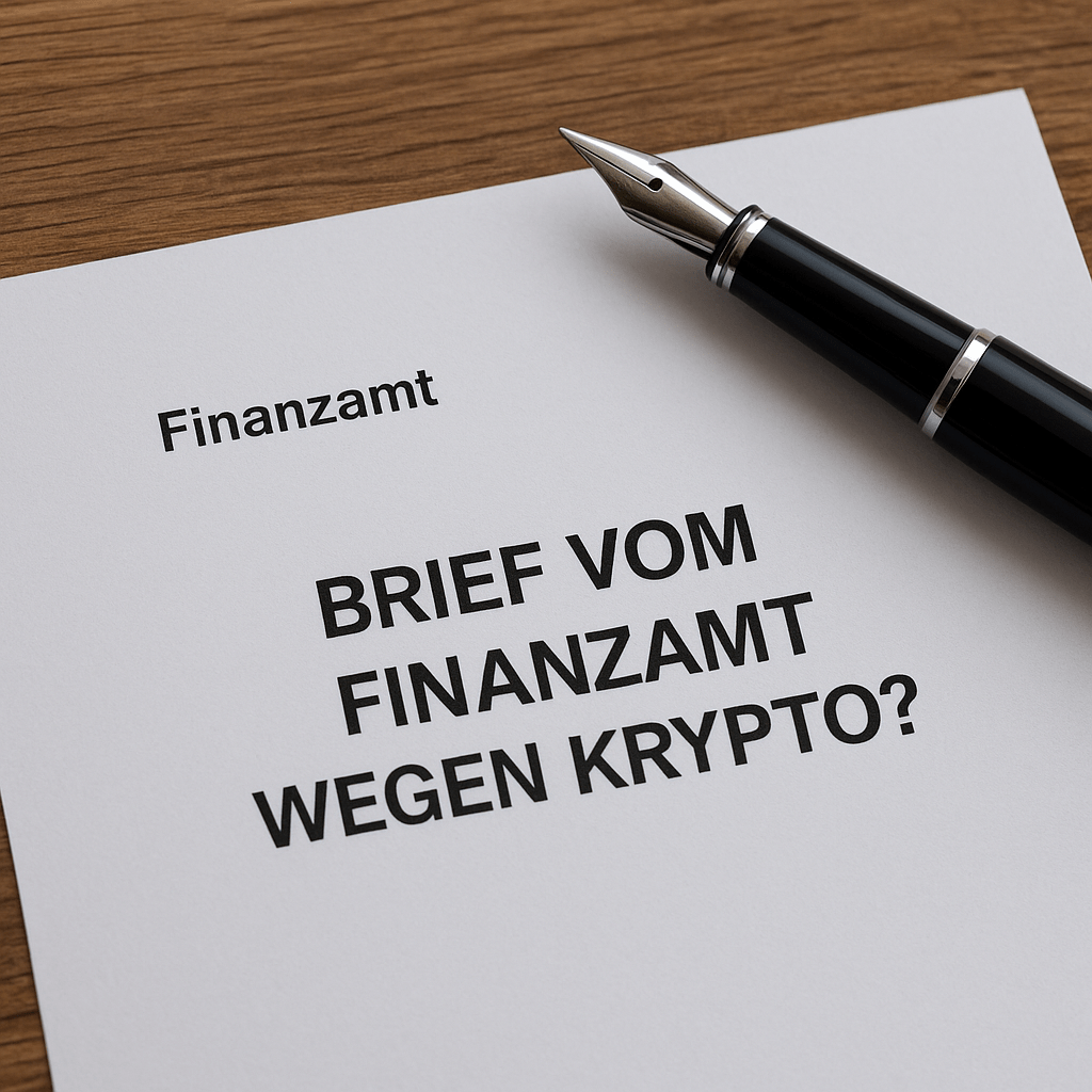 Brief vom Finanzamt wegen Krypto? – So reagierst du richtig mit unseren Tipps