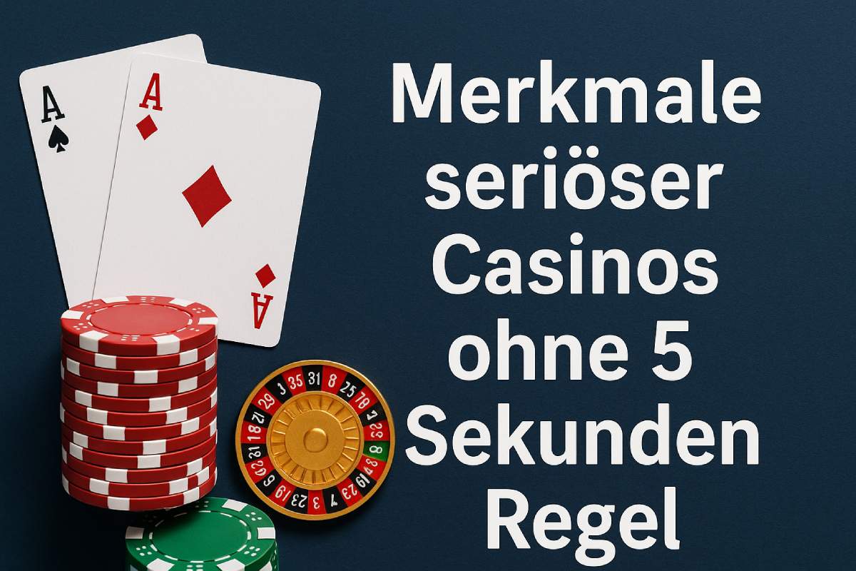 Merkmale Casino ohne 5 Sekunden Regel