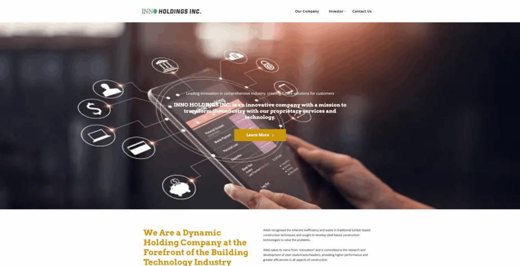 Innoholdings Homepage