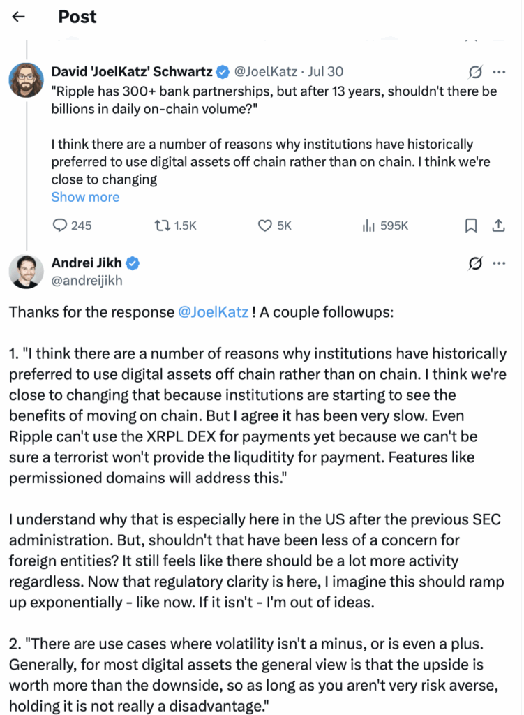 Kritik XRP