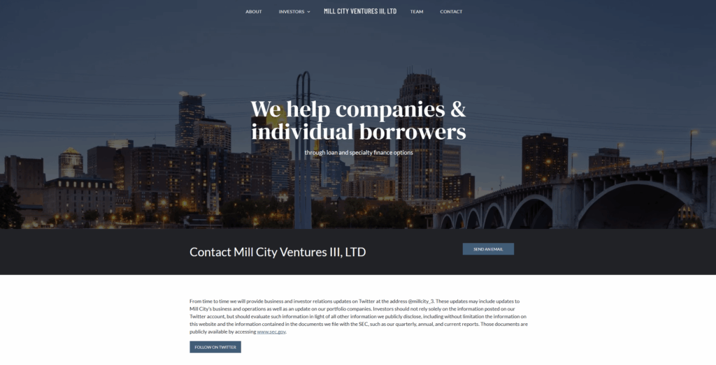 Millcityventures Homepage