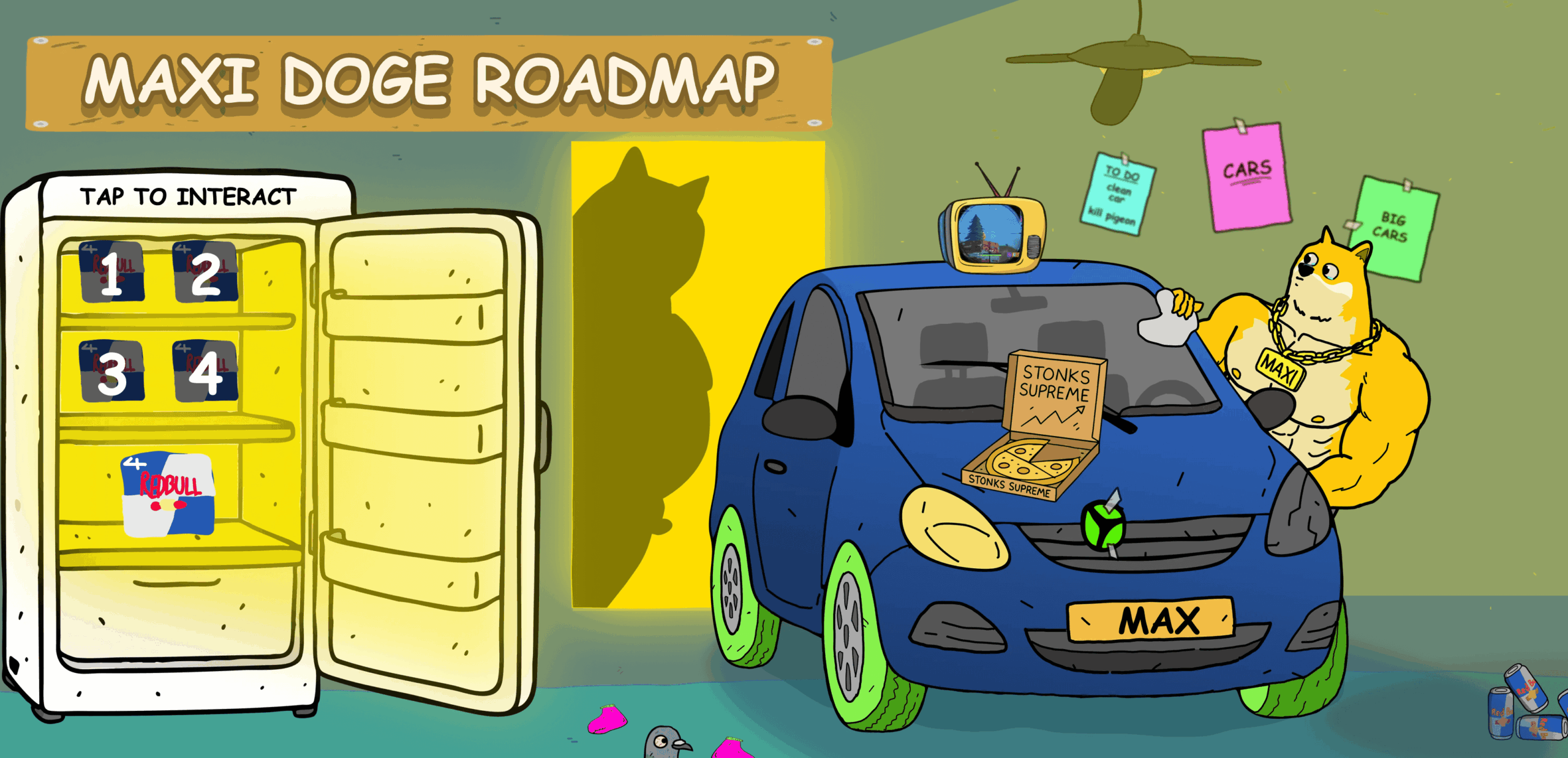 Maxi Doge Krypto Presale und Roadmap