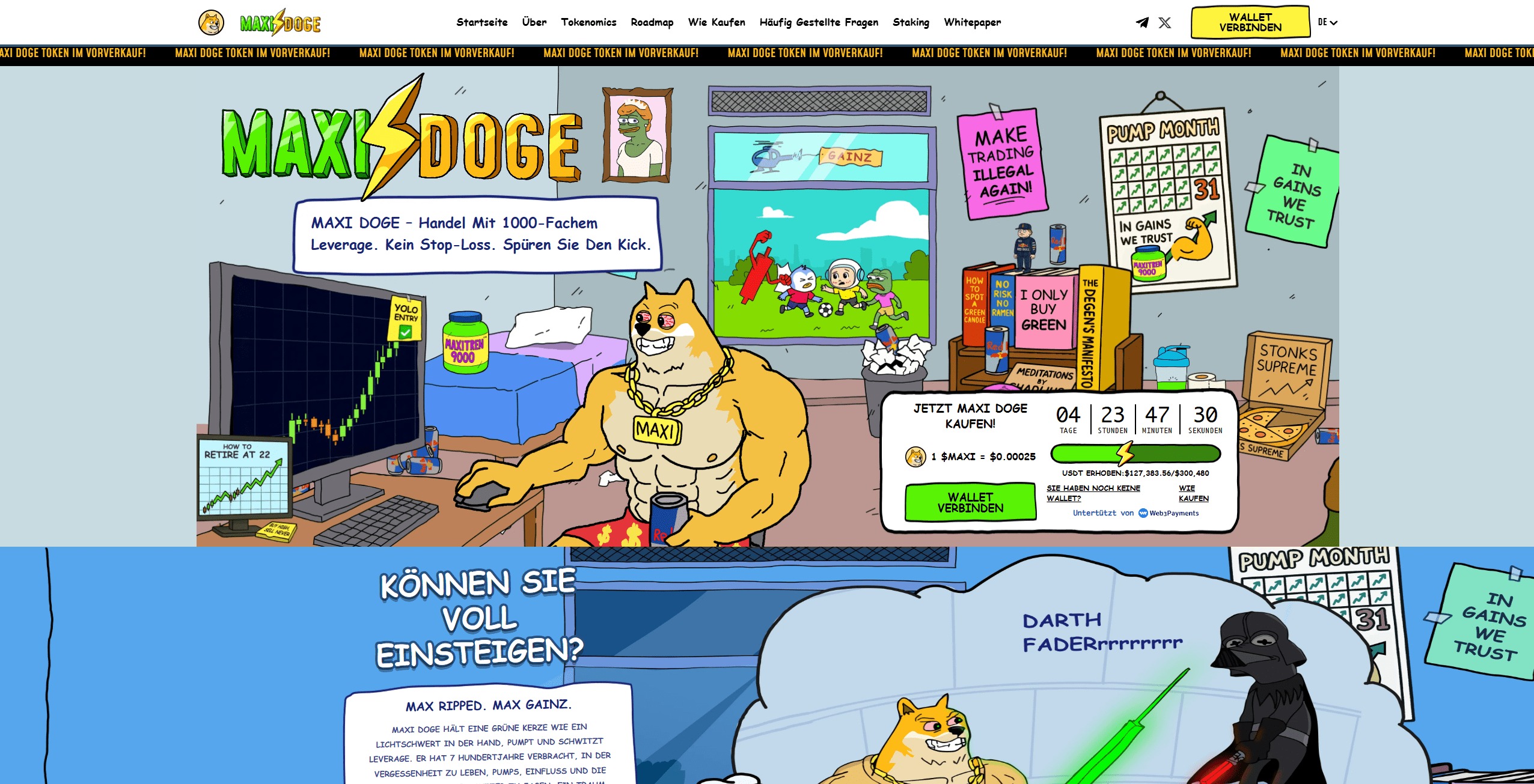 Maxi Doge Coin kaufen