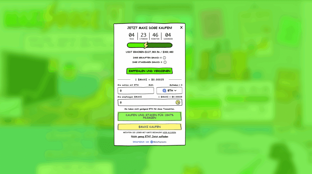 Maxi Doge Krypto kaufen