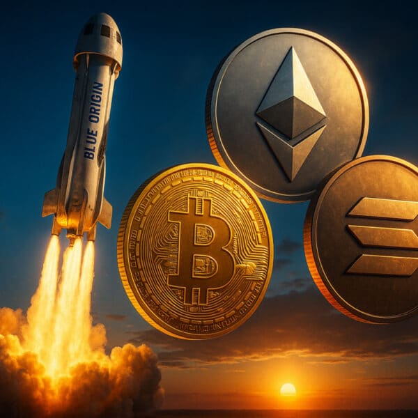 Mit Bitcoin in den Weltraum: Jeff Bezos’ Blue Origin akzeptiert Krypto