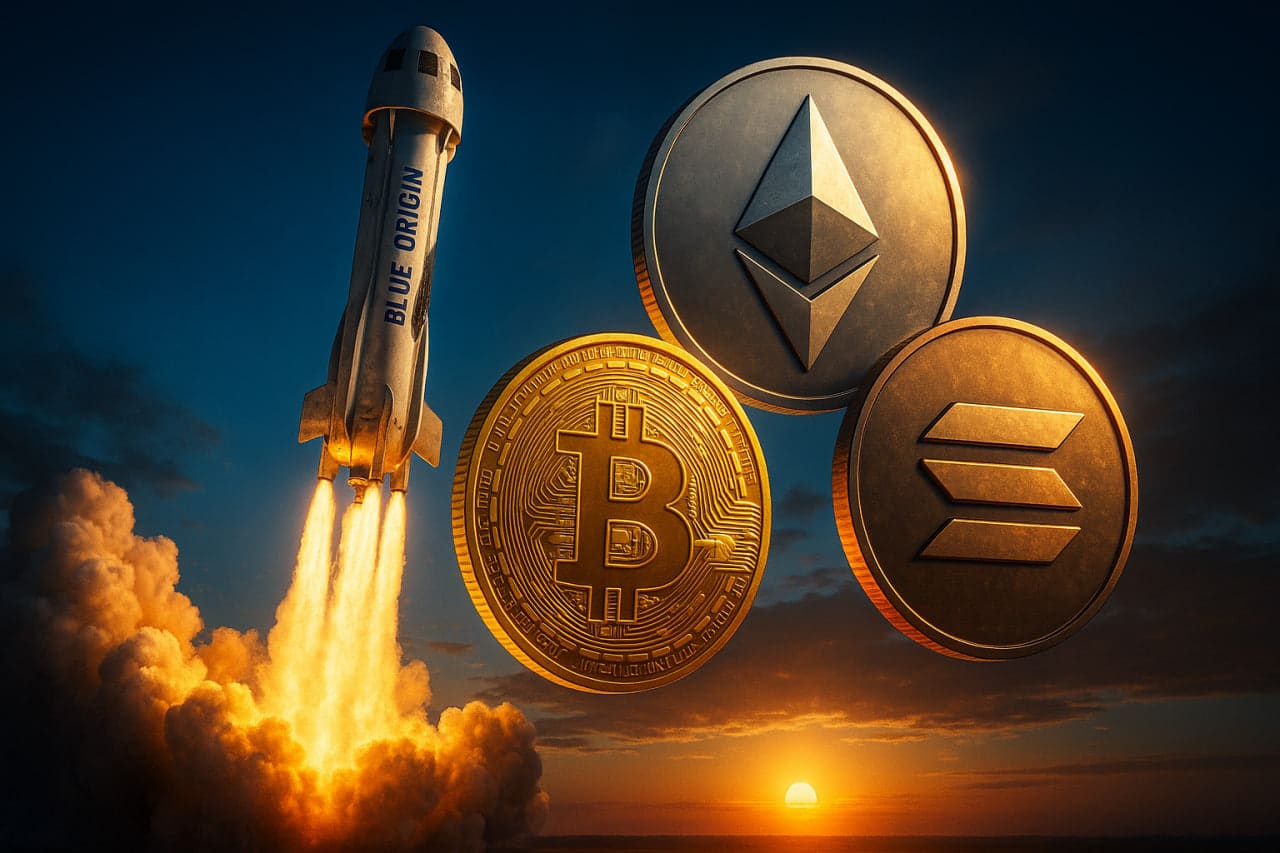 Mit Bitcoin in den Weltraum: Jeff Bezos’ Blue Origin akzeptiert Krypto