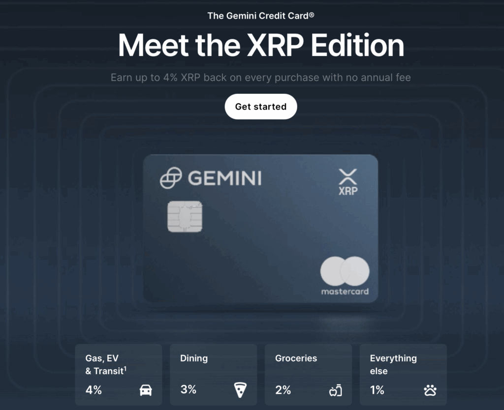 XRP Prognose: Gemini XRP Kreditkarte startet – alles Wissenswerte -  99bitcoins DE