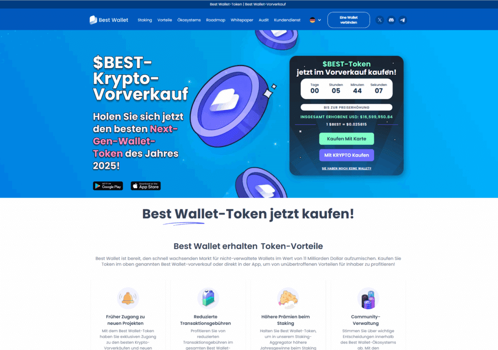 Best Wallet Token Homepage