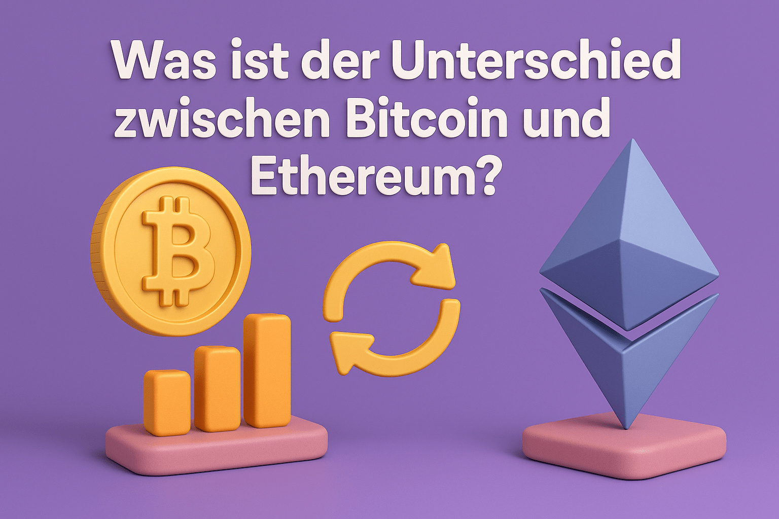 Was ist der Unterschied zwischen Bitcoin und Ethereum?