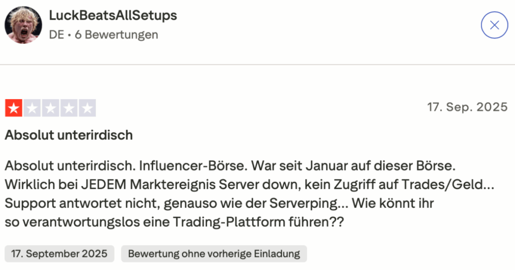 Bitunix Negative Bewertungen