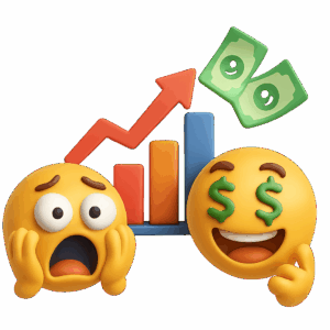 Emotionen Panik und Gier im Markt