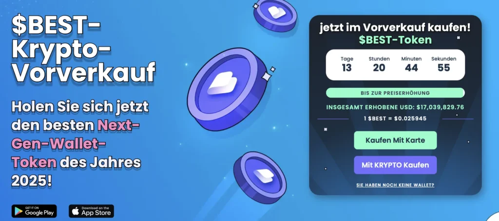 BEST WAllet Token Presale Krypto und Bitcoin wallet