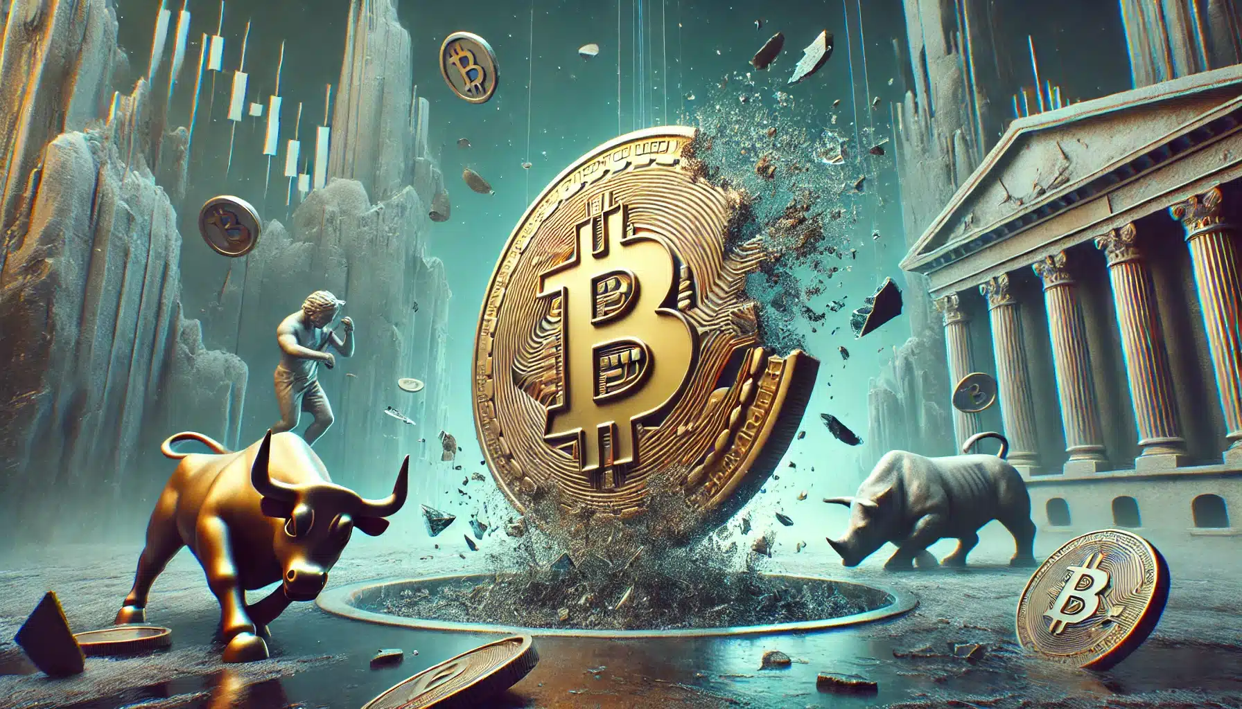 Bitcoin zwischen Bären und Bullen