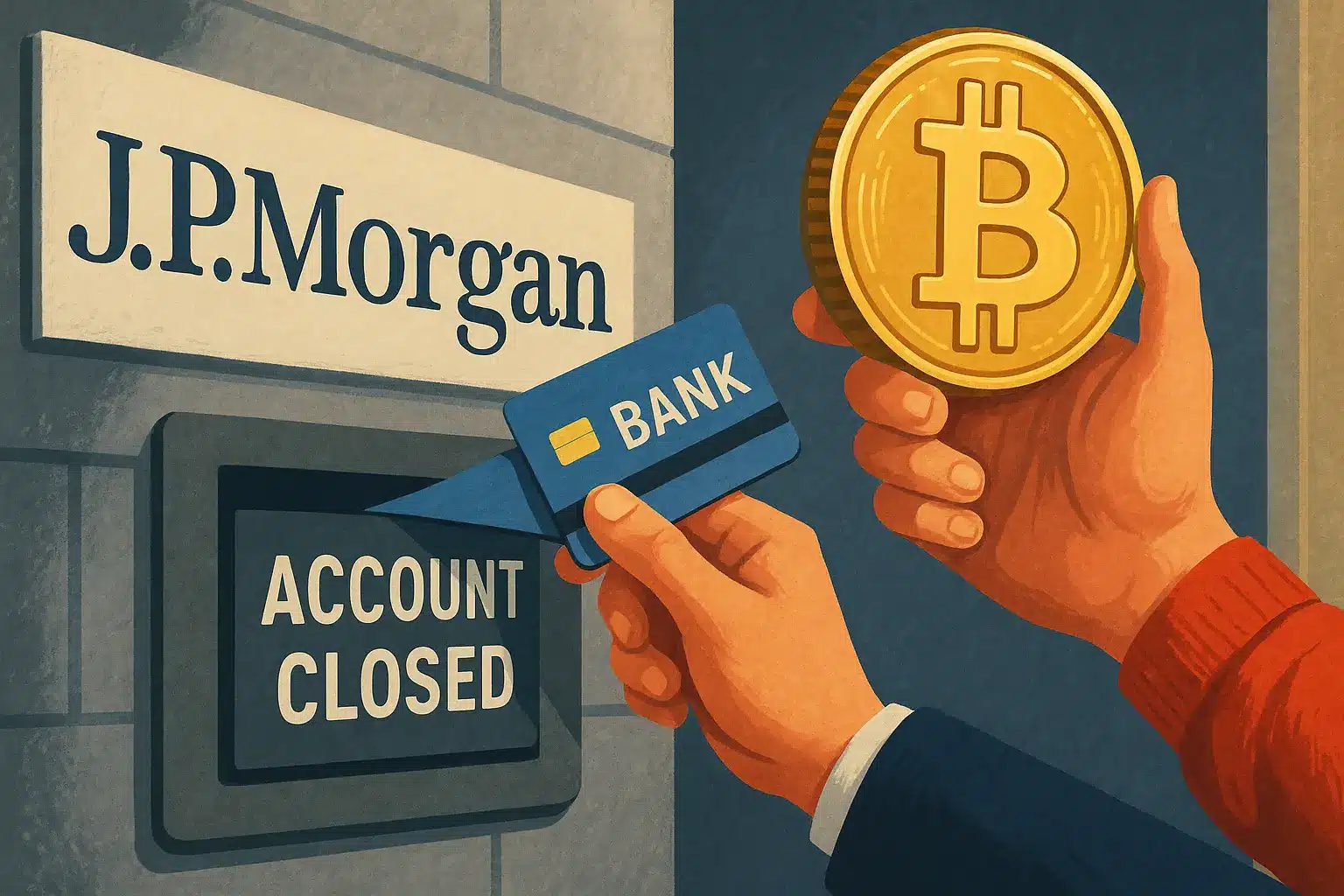 J.P. Morgan vs Strategy: Bitcoin-Halter schließen ihre Bankkonten