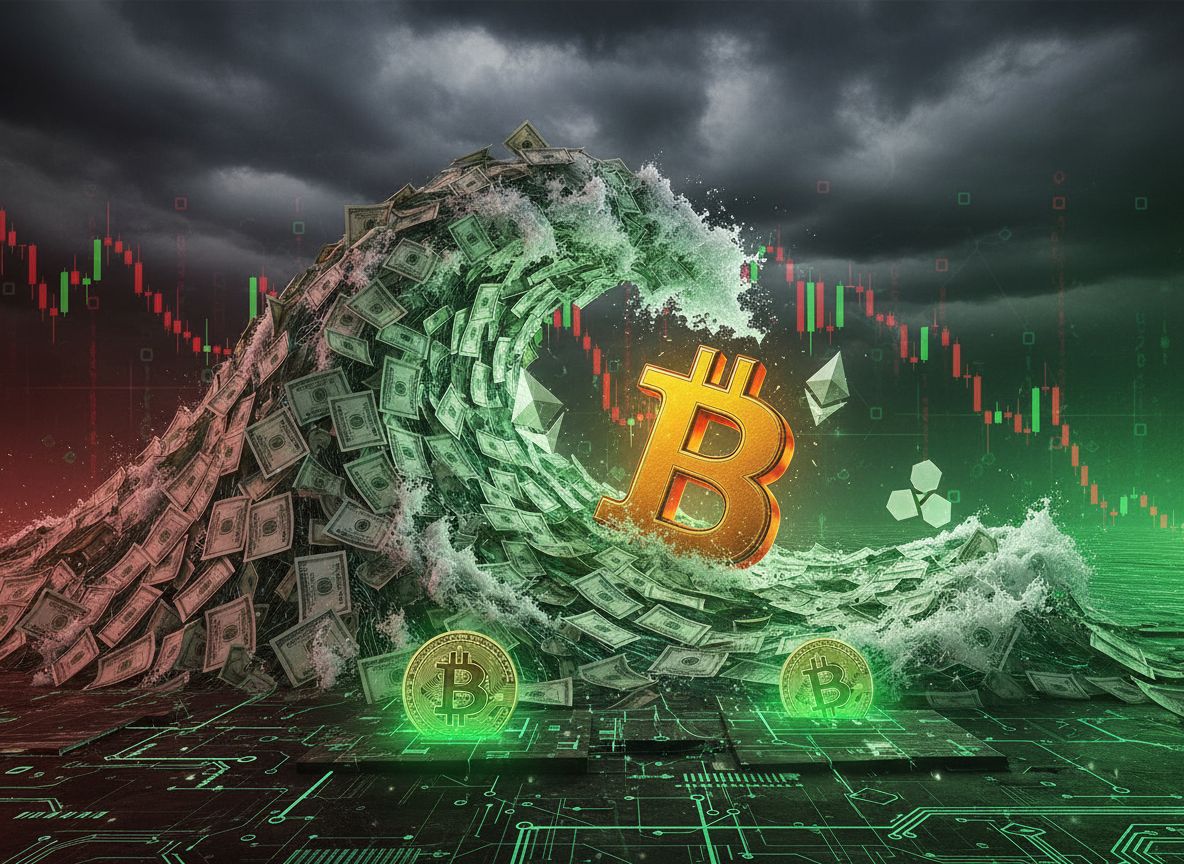 Bitcoin Absturz nur Taktik? US-Kapitalwelle überrollt den Markt