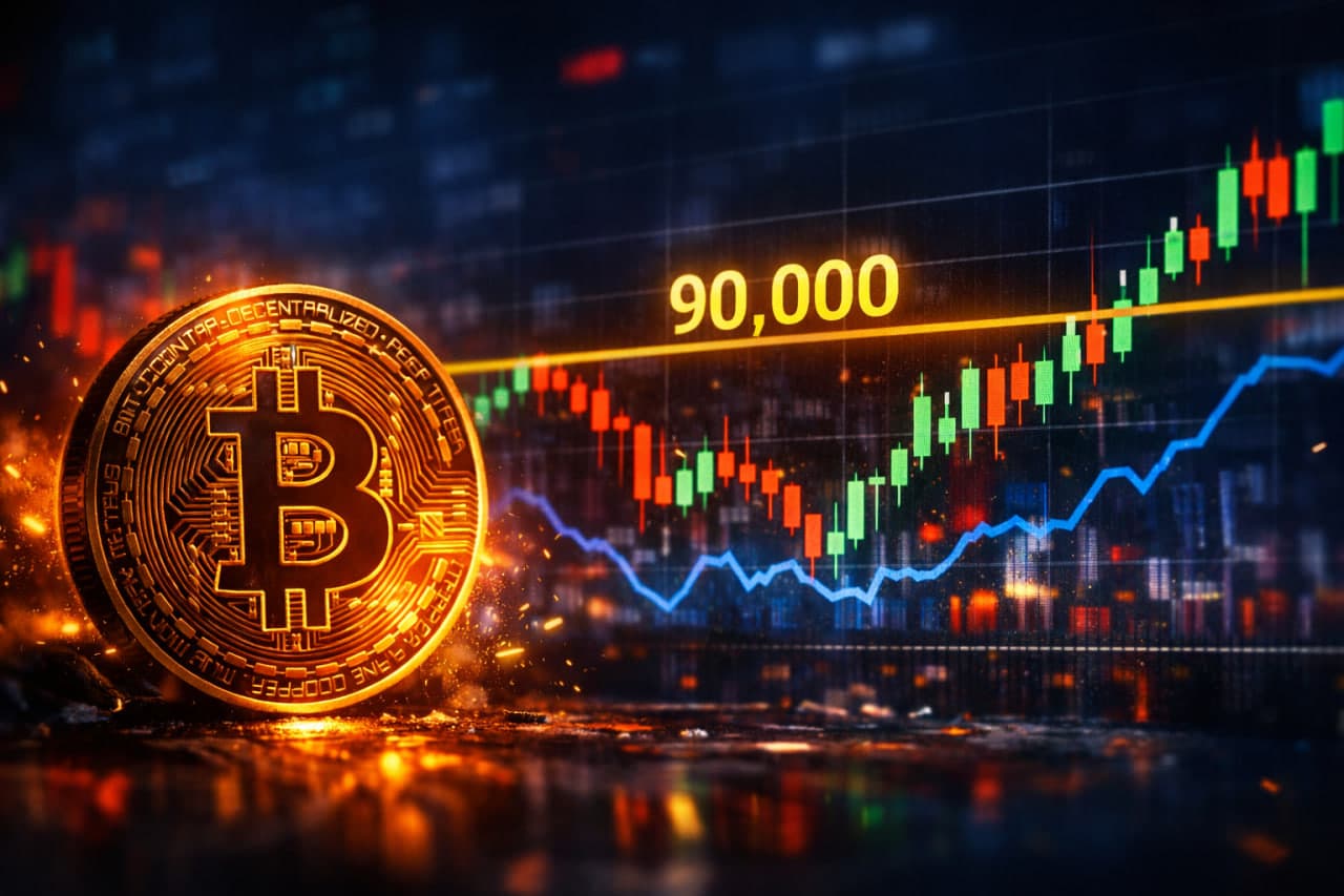 Bitcoin vor Richtungsentscheidung: Warum die 90.000-Dollar-Marke so wichtig ist
