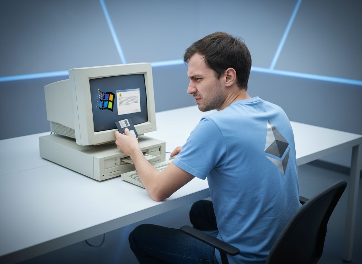 Breaking News - Buterin scheiter an Installation von Windows und sagt: Das sind dystopische Zustände