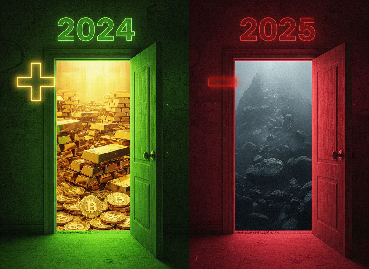 Die größten Verlierer am Kryptomarkt 2025
