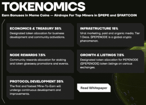 pepenode tokenomics aufteilung