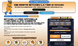 Bitcoin Hyper auf der offiziellen Website des Krypto-Presale