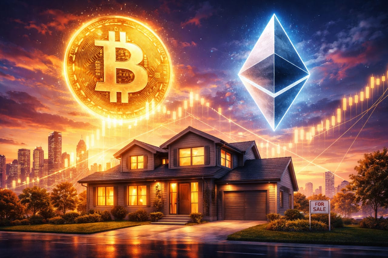 Bitcoin und Ethereum für Immobilien Finanzierung: Firma aus den USA zeigt wie es geht