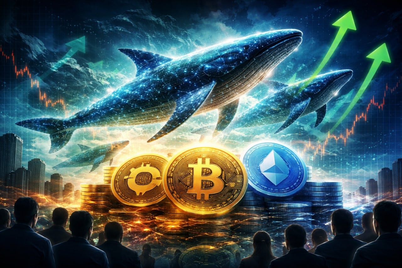 Krypto-Wale kaufen heimliche riesige Mengen Bitcoin, Ethereum und Chainlink – Warum?