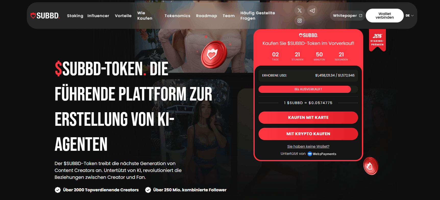 SUBBD Token Kaufen neu