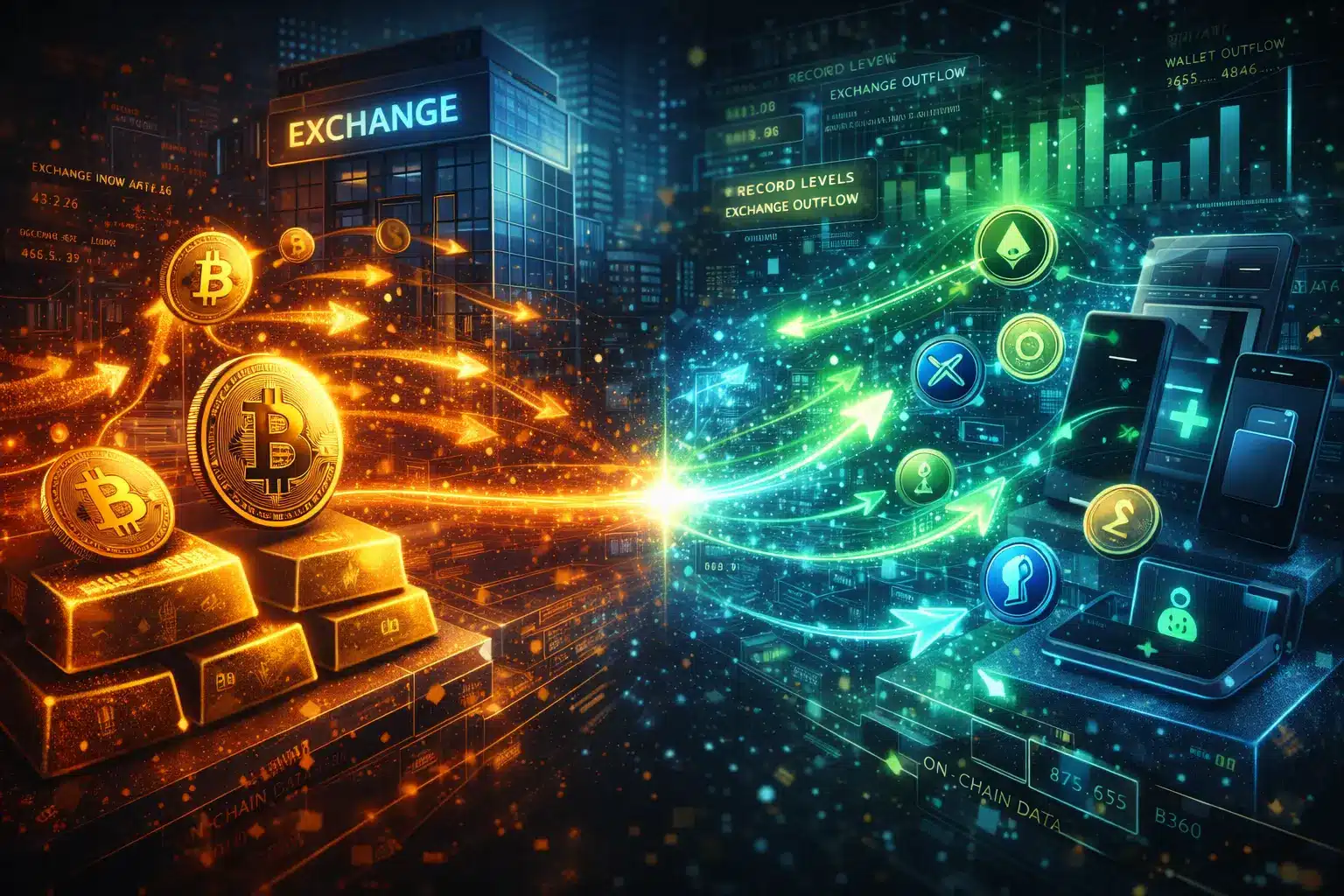 Während Händler ihre Bitcoin vermehrt auf Börsen senden, ziehen sie ihre  Altcoins im Rekordtempo ab - 99bitcoins DE