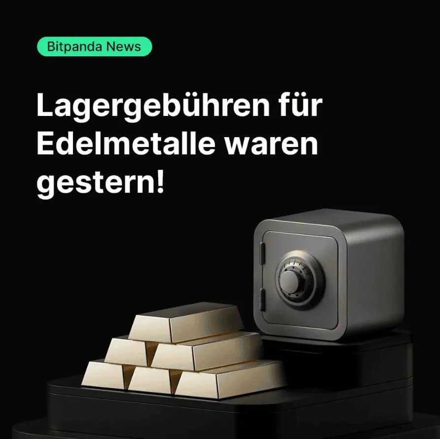 Bitpanda Gebühren für Edelmetalle