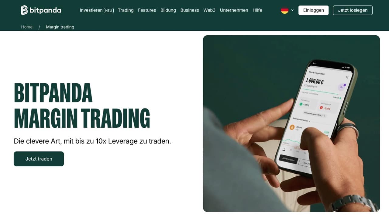 Bitpanda Margin Trading