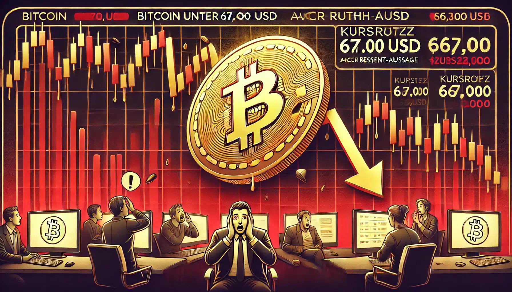 Bitcoin unter 67.000 USD: Kurs rutscht nach Bessent-Aussage ab – Anleger fürchten fehlendes Sicherheitsnetz