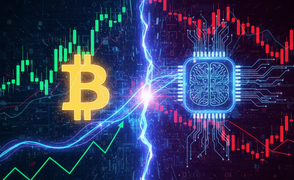 BTC/USD, ETH und XRP bewegen sich heute: Warum beeinflussen KI-News den Kryptomarkt?