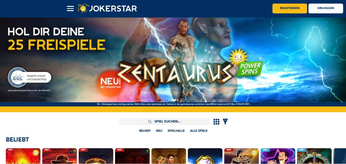 jokerstar Online Casinos ohne deutsche Lizenz