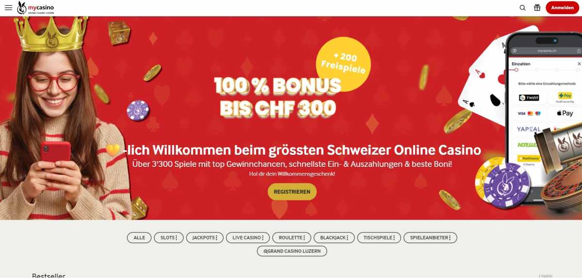 mycasino bestes ausländisches Online Casinos in der Schweiz