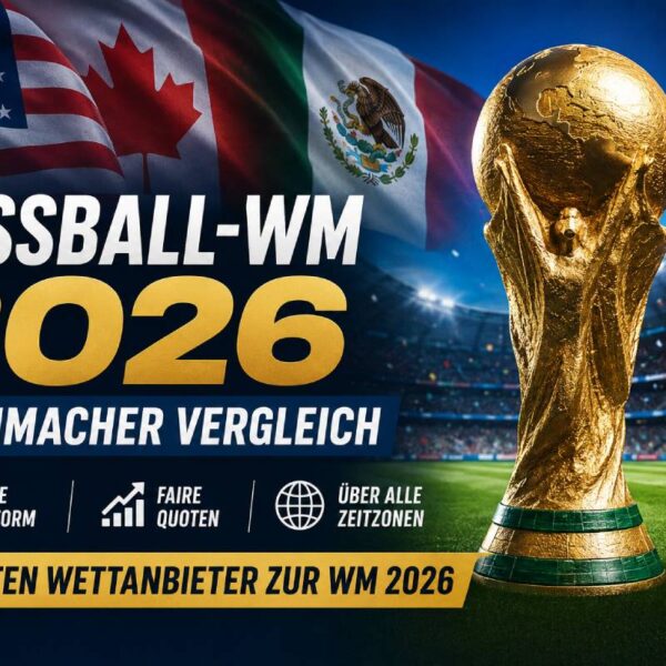 WM 2026 Wettanbieter im Vergleich: Die besten Buchmacher für die Fußball-WM