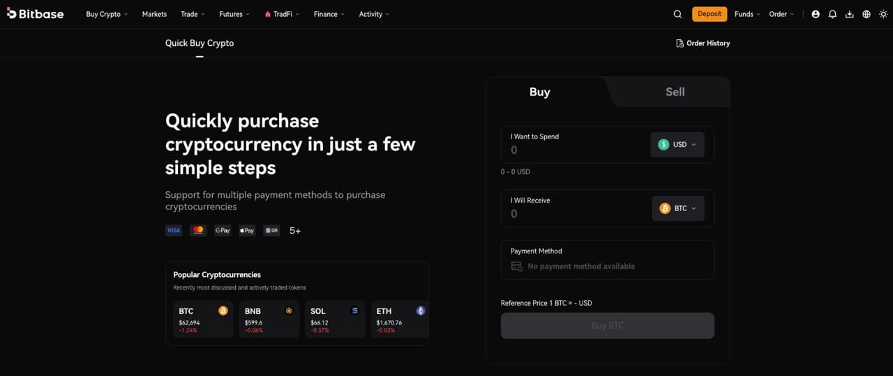 Bitbase Bitcoin kaufen