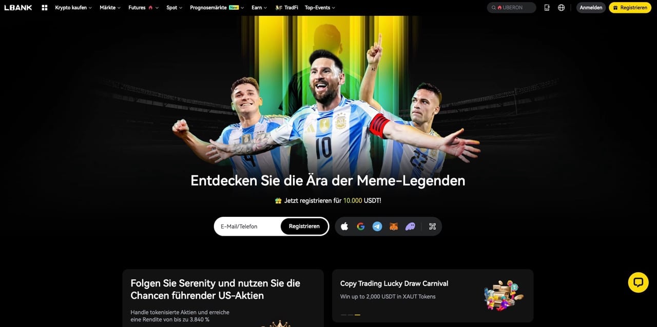 LBank Startseite