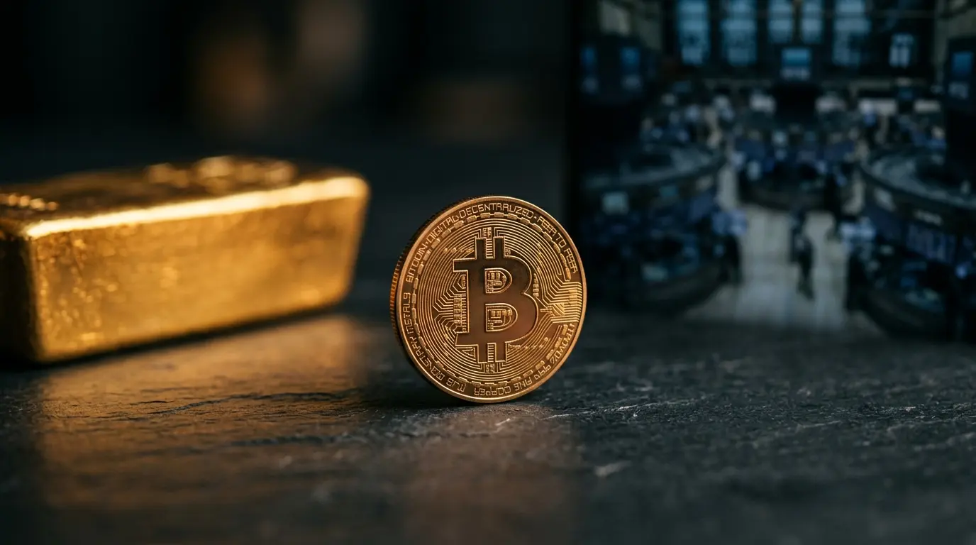 Bitcoin entkoppelt sich vom S&P 500 und folgt stärker Gold