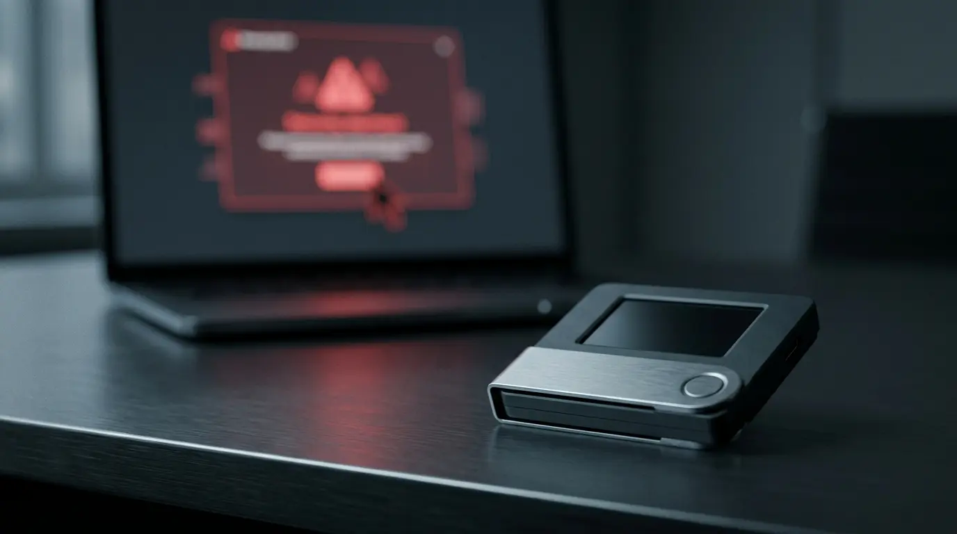 Gefälschte STM32-Warnung: Trezor-Kunden im Visier von Phishern